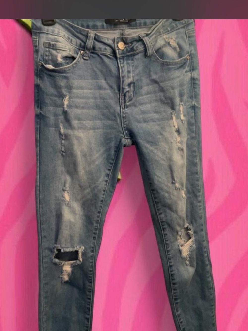 Wax Jean Distressed Light Blue Skinny Jeans SIZE 7!!!!
